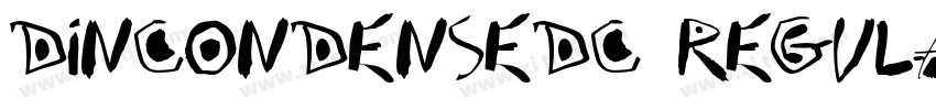 DINCondensedC Regula字体转换